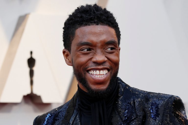 FILE PHOTO: 91st Academy Awards - Oscars Arrivals - Red Carpet - Hollywood, Los Angeles, California, U.S., February 24, 2019. Actor Chadwick Boseman of "Black Panther" wears Givenchy. REUTERS/Mario Anzuoni/File Photo