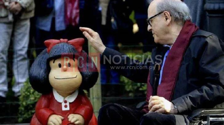 Quino es el padre de Mafalda, la más icónica de sus personajes.
Foto: El País.