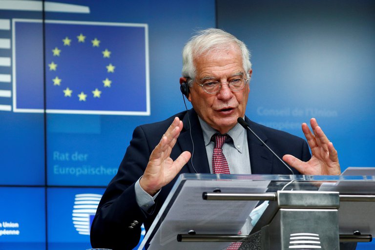 Josep Borrell, Alto Representante de la Unión Europea, dijo que el organismo no enviará una misión de observación electoral a Venezuela ni no hay un cambio de condiciones en el proceso electoral (REUTERS/Francois Lenoir/Pool)