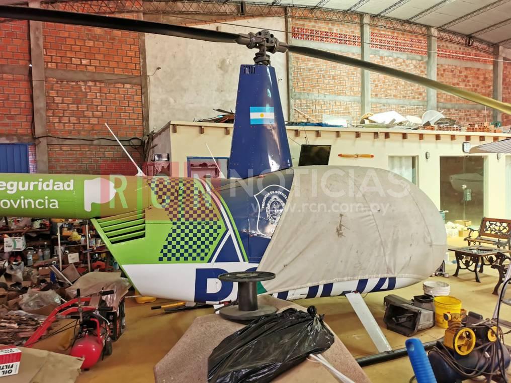 La aeronave con matrícula argentina fue hallada en un hangar en Areguá. Foto: Twitter.
