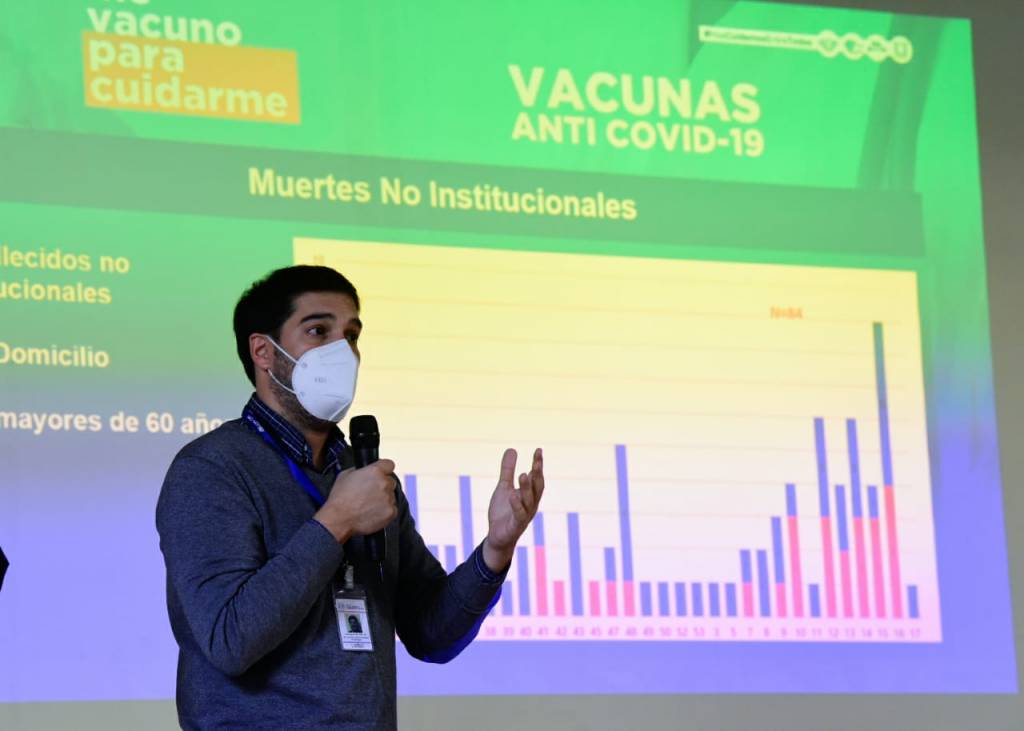 El doctor Guillermo Sequera confirmó un aumento en las llamadas muertes no institucionales. Foto: Ministerio de Salud.